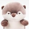 Ribheart Sitting Hugging Premium Nemunemu Animals Otter S Size 18cm in Fluffy and Pillow, Polyester, Kururi, (Approx. length), Soft, 68227-33