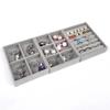 Velvet Jewelry Box Display Tray Drawer Storage Jewellery Holder For Ring Earrings Necklace Bracelet Soft Organizer