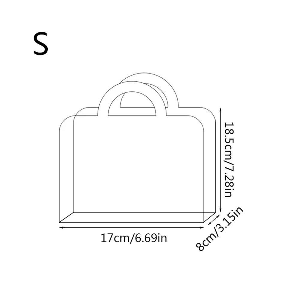 С ручкой Цветочный букет Упаковка Коробки ПЭТ Цветочный Мешок Прозрачный Цветочный Мешок День Рождения Вечеринка