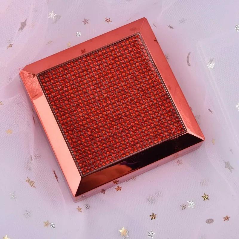 Women Travel Container Holder Storage Soaking Box Case Women New Fashion Contact Lens Box ABS Plastic Square Mirror Lens Case