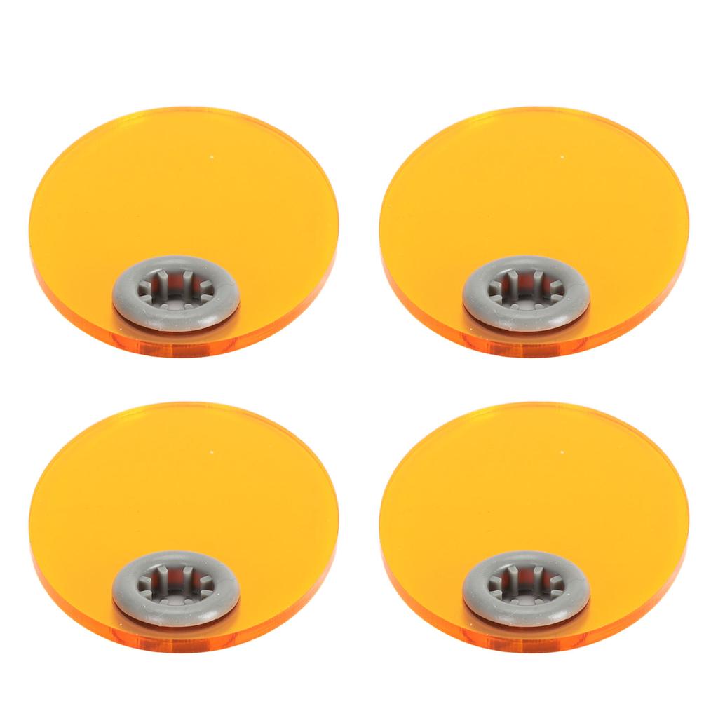 10pcs Dental Light Curing Shield Elliptical Shape Eye Protective Light Blocking Dental Light Curing