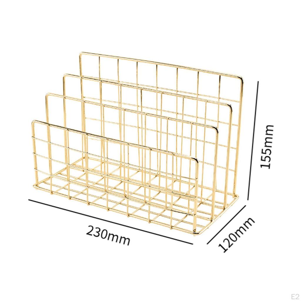 Настольная книжная полка, сортировщик папок для файлов, железный переплет, держатель для книг, органайзер для книг, почтовых кулинарных книг,