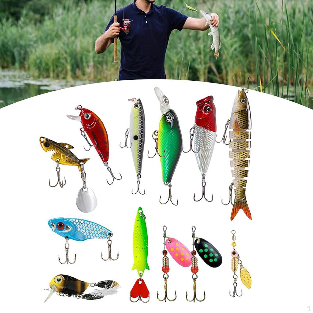 12 штук приманок для ловли окуня Swimbaits, имитация крючка