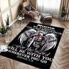 Custom personalization Knights Templar Area Rug - Perfect For Kitchen, Bathroom,Laundry Room Decor Large Size Available,Gift All Seasons