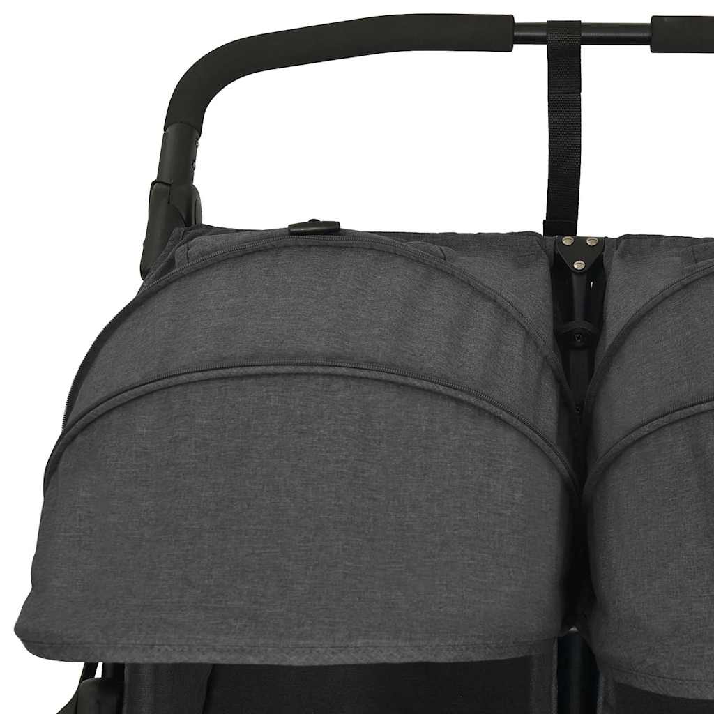 Twin Stroller Anthracite Steel
