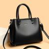 Genuine Leather Texture Commuting Soft Leather Women's Bag New Style Handbag Fashionable Temperament Large Capacity Single-shoulder Crossbody Bag
