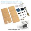 Multifunctional Digital Clock Kit 2.4GHz Wi-Fi Connectivity Weather Clock  DIY Soldering Practice