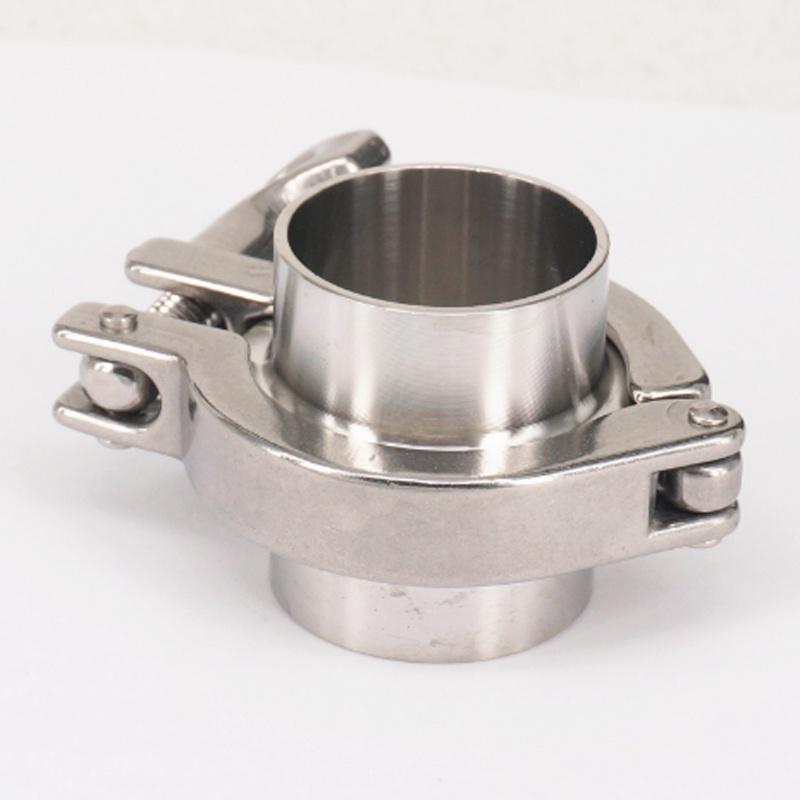 Exhaust V Band Clamp Flange Kit Auto Parts Stainless Steel For Turbo Exhaust Pipes V-Band Clamp Kit