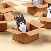 Decor School Supplies Funny Bookmark Memo Pad Office Notepad Kitten In Box Cartoon Cat Sticky Notes