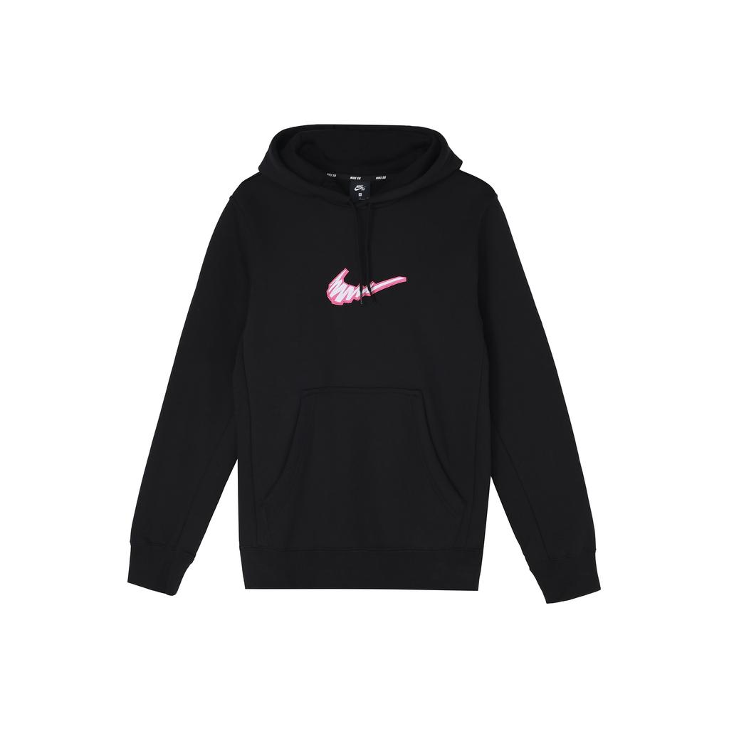 Nike Мужская толстовка с вышитым логотипом граффити, черная BV8733-010