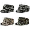 Men Women Tactical Flat Cap Hat Camouflage Baseball Cap Hat Outdoor Sports Camping Hiking Sunhat Hunting Sun Cap Sunscreen