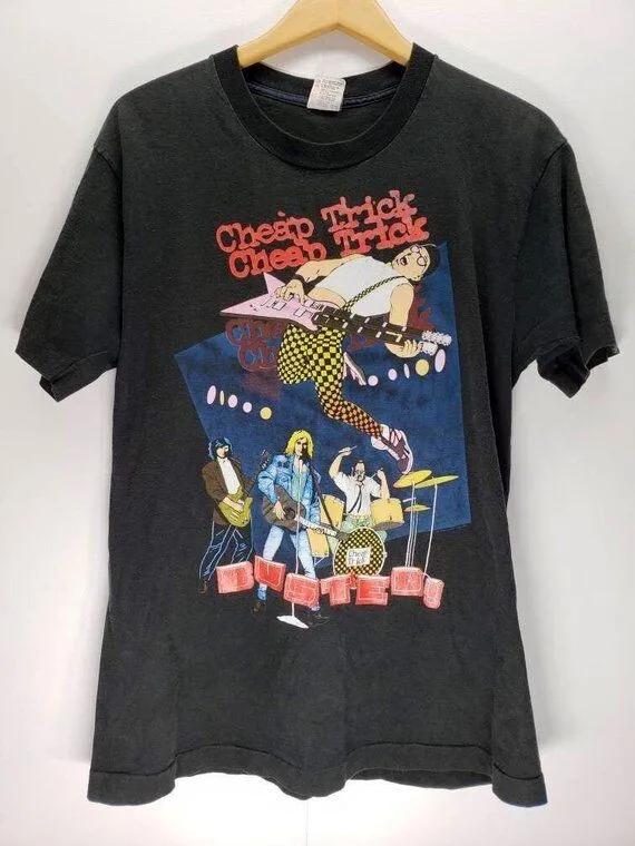 Cheap Trick 1990 True Vintage Busted Tour T Shirt Full Size