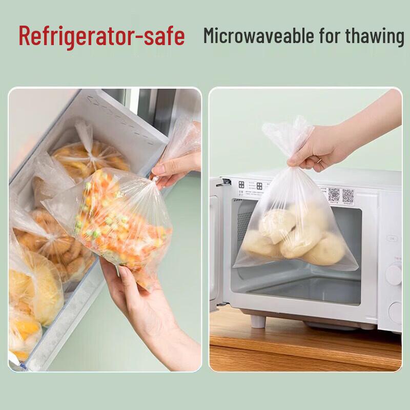 CHAHUA Disposable Flat-Mouth Food Storage Bags