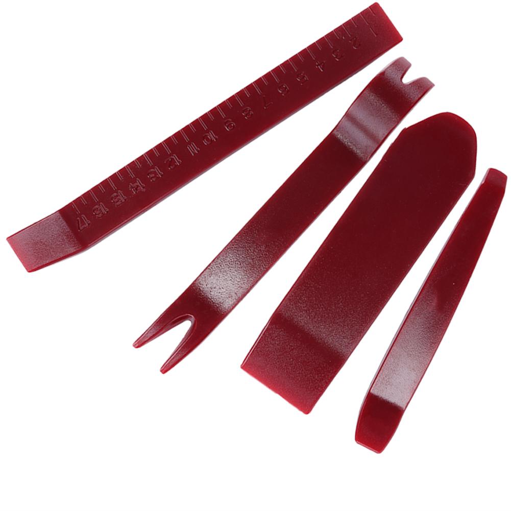 4pcs Car Interior Trim Remover Stereo Audio Radio Door Panel Clip Pry Tools Kit Refit