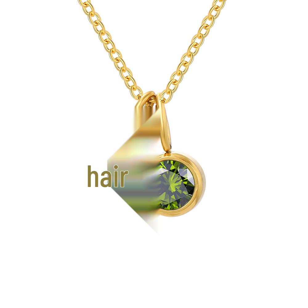 Ожерелье eManco Zodiac Rune с камнем-талисманом со стразом из нержавеющей стали