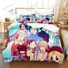 New Anime HITMAN REBORN Bedding Set Duvet Cover Bed Set Quilt Cover Pillowcase Comforter King Queen Size Boys Adult Bedding Set