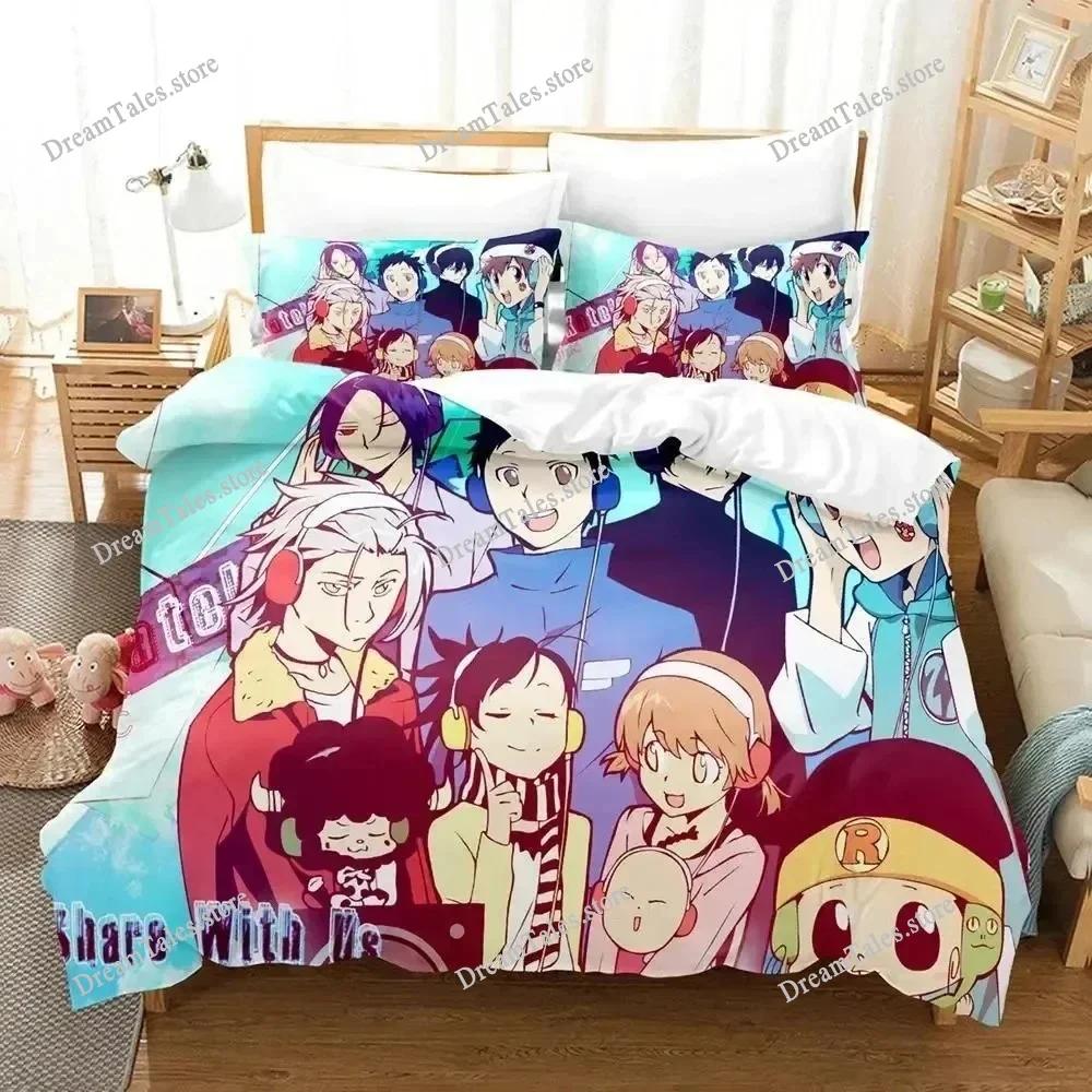 New Anime HITMAN REBORN Bedding Set Duvet Cover Bed Set Quilt Cover Pillowcase Comforter King Queen Size Boys Adult Bedding Set