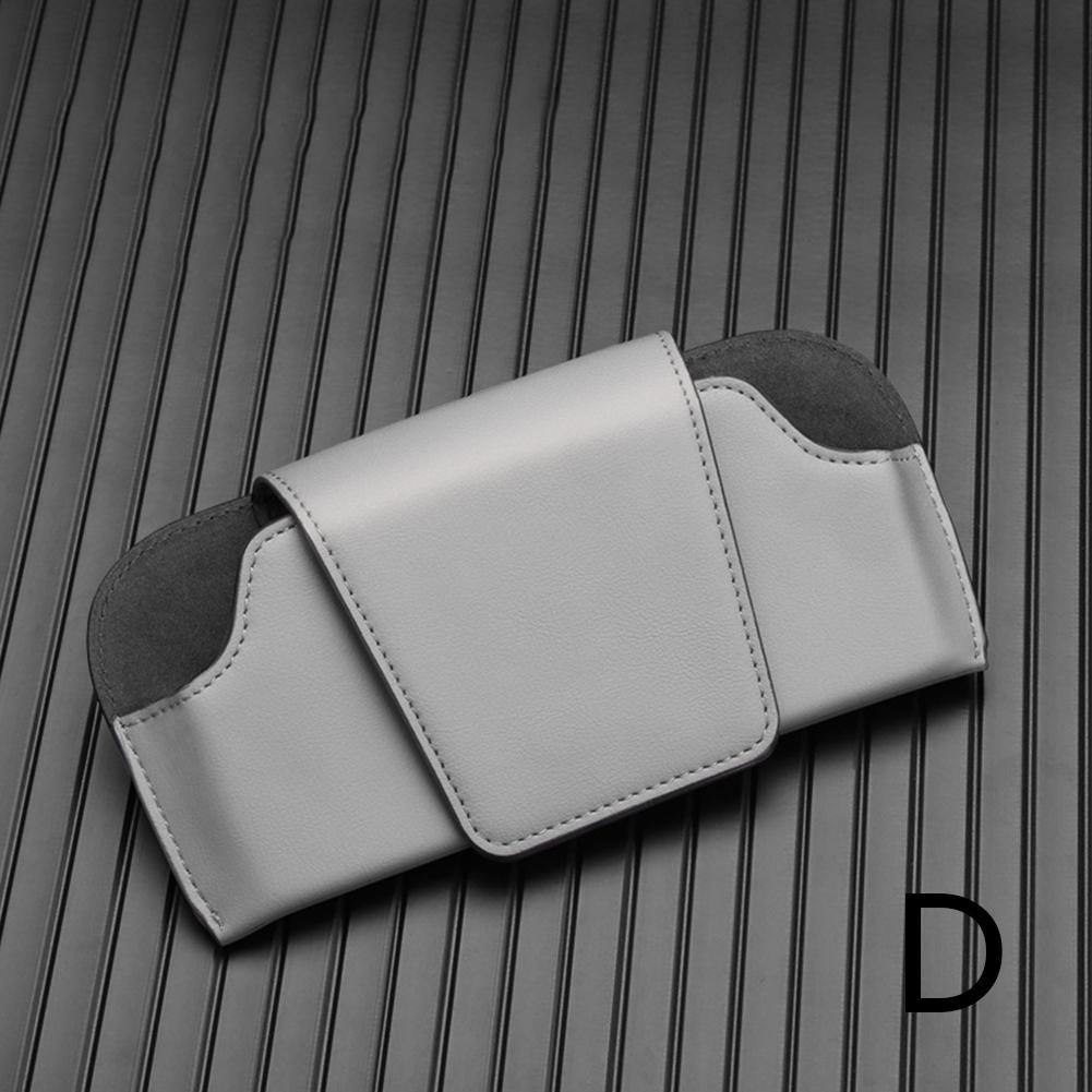 Универсальный автомобильный держатель для солнцезащитных очков, магнитная застежка, чехол для хранения очков, автомобильный солнцезащитный козырек, держатель для очков с зажимом