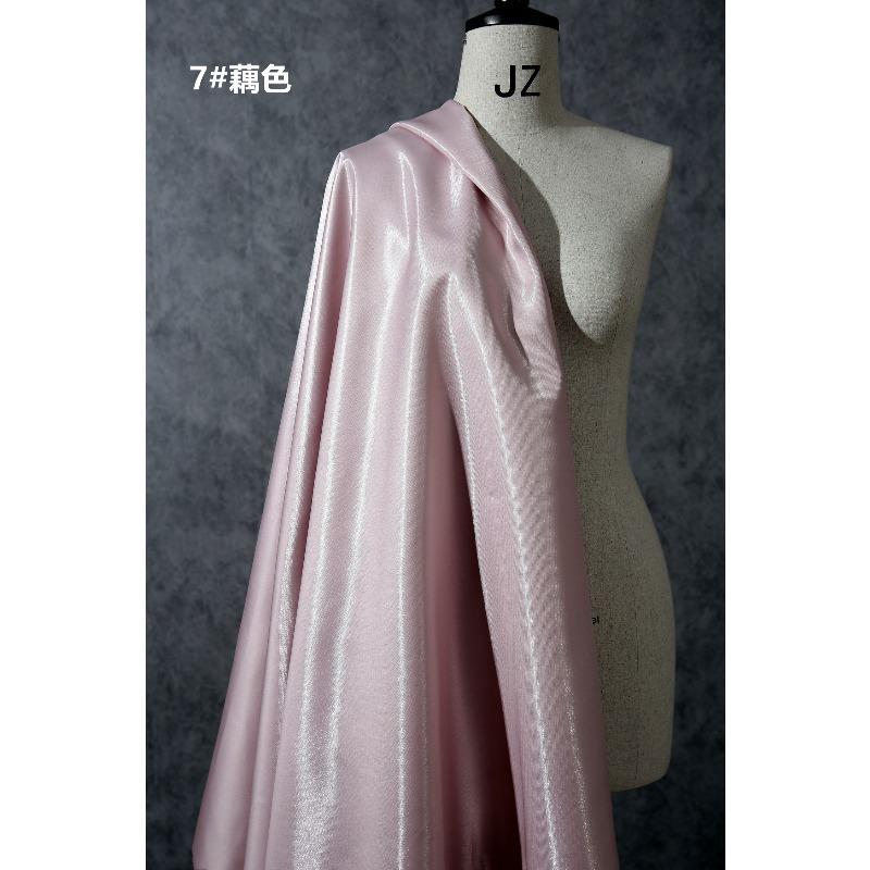 Multi-Color Reflective Fabric Liquid Satin Glossy for Clothes Dresses Diy Hanfu Sewing Designer Smooth Silky Cloth Drape Summer