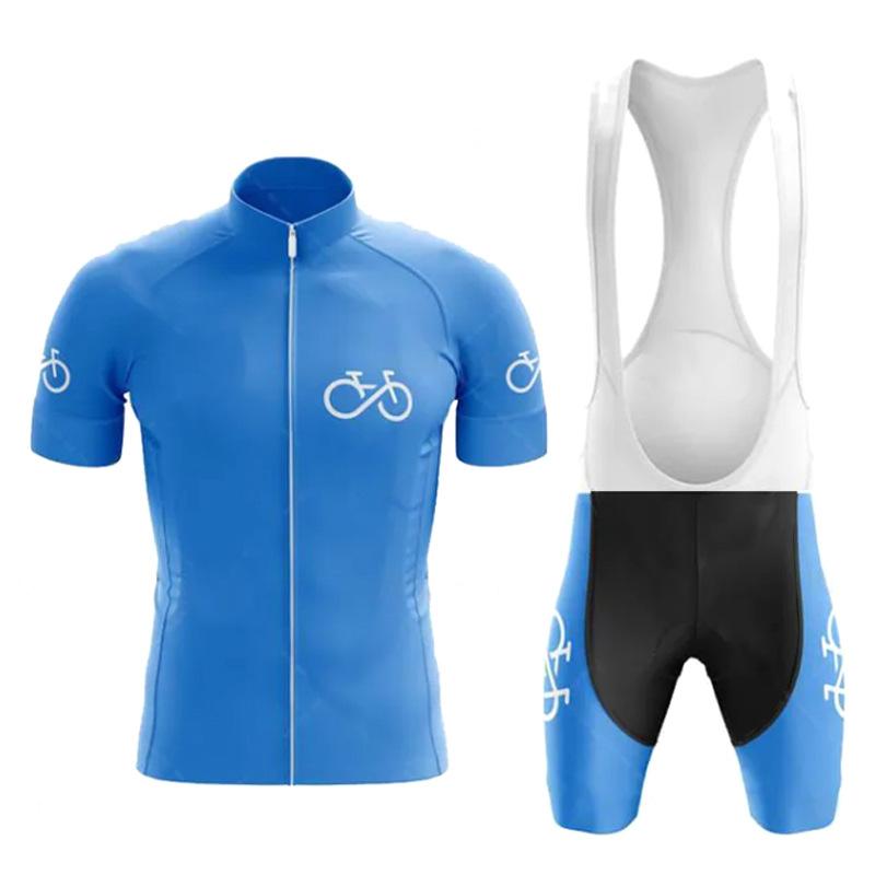 New Spring and Summer Cycling Suit Road Bike Thin Short-sleeved Suit Solid Color Bicycle 2026 Summer Breathable Suit Cycling Suit