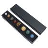 8 Planets Crystal Ornament Home Desktop Sphere Galactic Planets Decoration for Healing Meditation