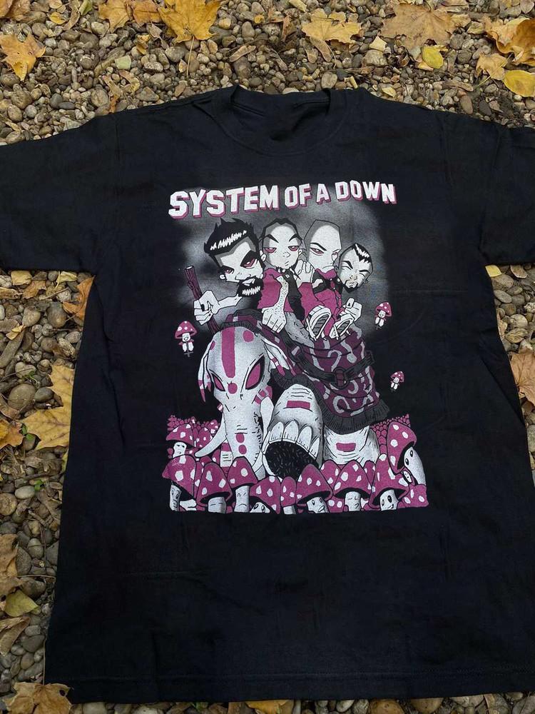 Vintage System of a Down Tour T-shirt Short All Size S to 5XL NZ292
