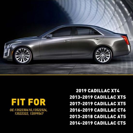 Exterior Door Lock handle Cap Cover Trim 2014- For Cadillac CTS Silver ABS