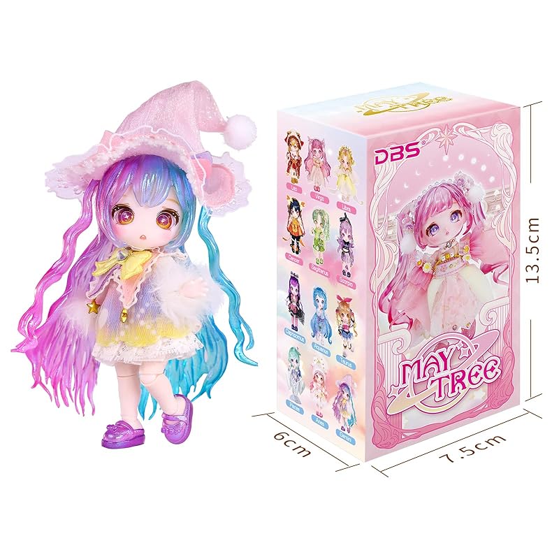 Кукла ICY Fortune Days 13 см bjd - набор кукол в стиле аниме, подарок, украшение, сделай сам. Идеально подходит для упражнений, коллекции, кукла-девочка 8+(Близнецы)