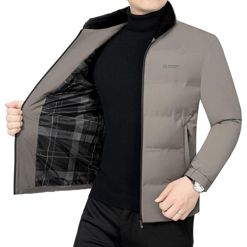 Мужское хлопковое пальто осень-зима новый стиль хлопковое пальто воротник стойка утолщенная теплая хлопковая куртка зимняя куртка