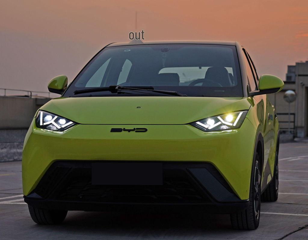 Ветровики и спойлеры для BYD Seagull: Фары, Задний бампер и Передний сплиттер