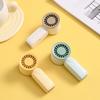 2026Brushless Motor Plastic Handheld Fan Personal Mini Pocket Fan Rechargeable 500mAh Portable Wearable Outdoor Indoor Students