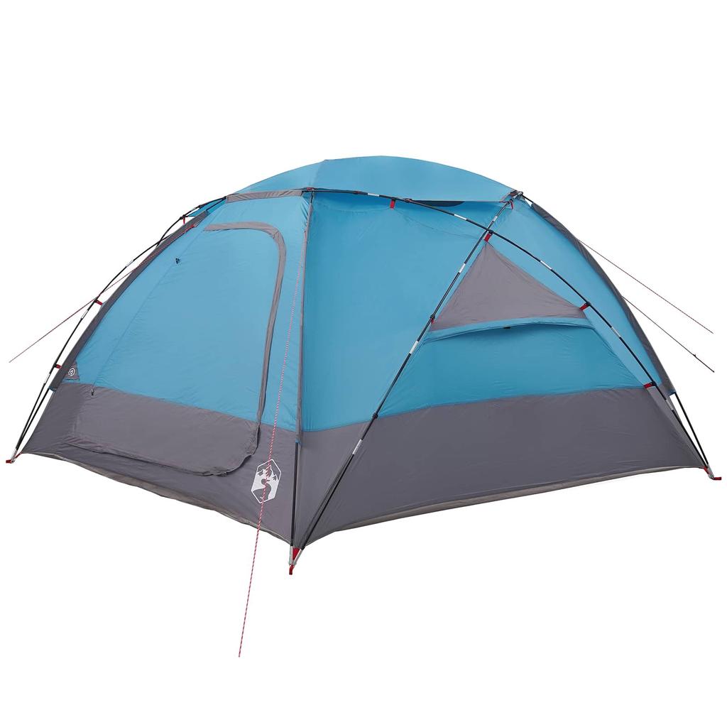 Dome Tent with Removable Rain Fly Blue 12 Person