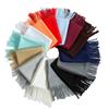 2025 Autumn/Winter New Solid Color Cashmere Scarf Decoration Warm Wool Scarf Thickened Neck Shawl Scarf
