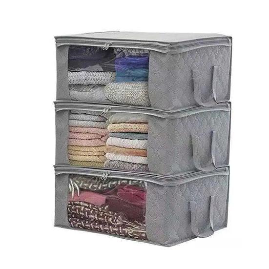 Нетканый ящик для хранения, домашняя стеганая сумка, складная сумка для хранения, гардероб, коробка для сортировки одежды, пыленепроницаемая, влагозащищенная коробка для хранения