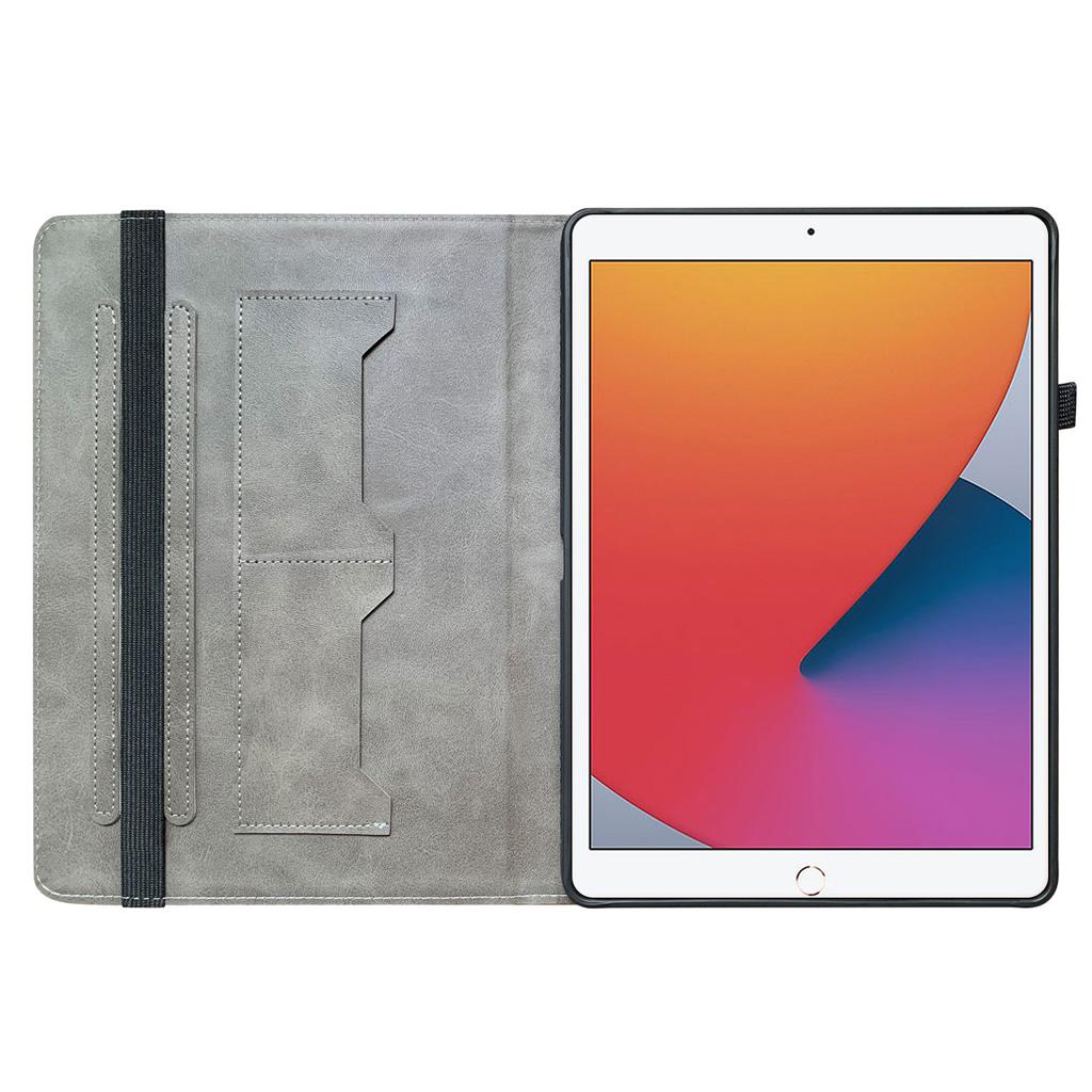 Кожаный чехол для iPad 10.2 (2021)/(2020)/(2019)/Air 10,5 дюйма (2019) Чехол-подставка с принтом и слотами для карт