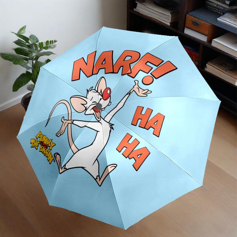 Pinky Brain's Adventure Umbrella 8-Frame for Travel, Camping, Casual Lightweight Portable Umbrella, Essential for Every Family Holidays Gift