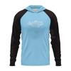 Mens Quick-Dry Hooded Fishing Shirt UV Protection Long Sleeve Lightweight Sportswear Outdoor Angling Water Activities