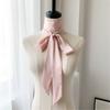 Long Ribbon Silk Scarf Elegant Hand Tied Neck Scarf Elegant Hair Scarf Women Dinner Party Hairband Fashion Hair Decors