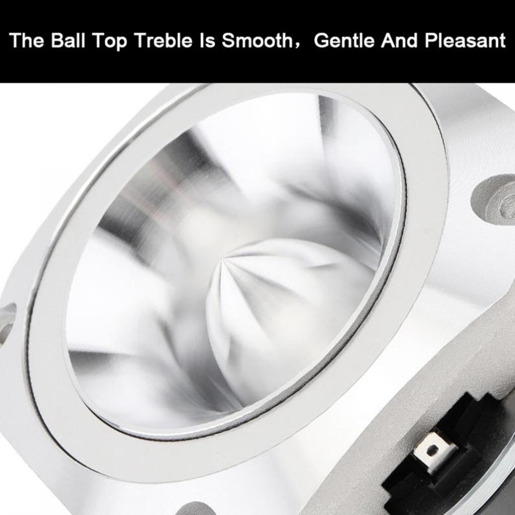 600 Вт 4-дюймовый мини-купольный высокочастотный динамик высокой мощности с катушкой, супер мощный чистый звук, простая установка, автомобильный аудиоаксессуар