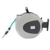 Retractable Garden Hose Reel 65.6ft 1/2inch Hose Any Length Lock Auto Rewind Swivel Bracket Wall