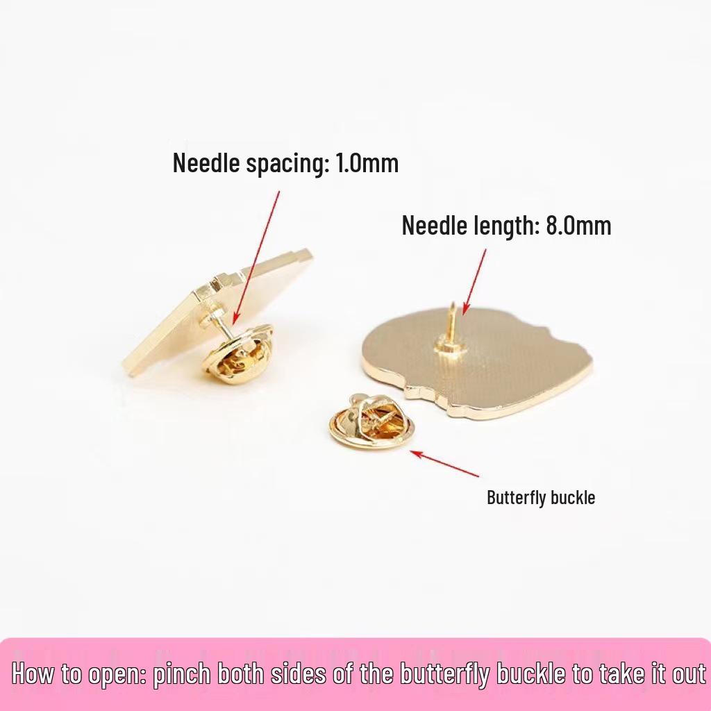 Creative Six-Color Rainbow Bridge Brooch - Peace Alloy Enamel Pin for Denim Bags