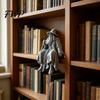 Adaptable Placement Wizard Statue 3D Printed Figurine, Small Shelf Sitter, Collectible Computer Desk Figure Desktop Ornament for Bookshelves,