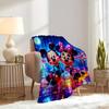 1pc Flannel Minnie Mouse and Mickey Mouse Bedding Throw Blanket Sofa Cover Gift Home Decor - Perfect for Sofa, Bed or Any Furniture -