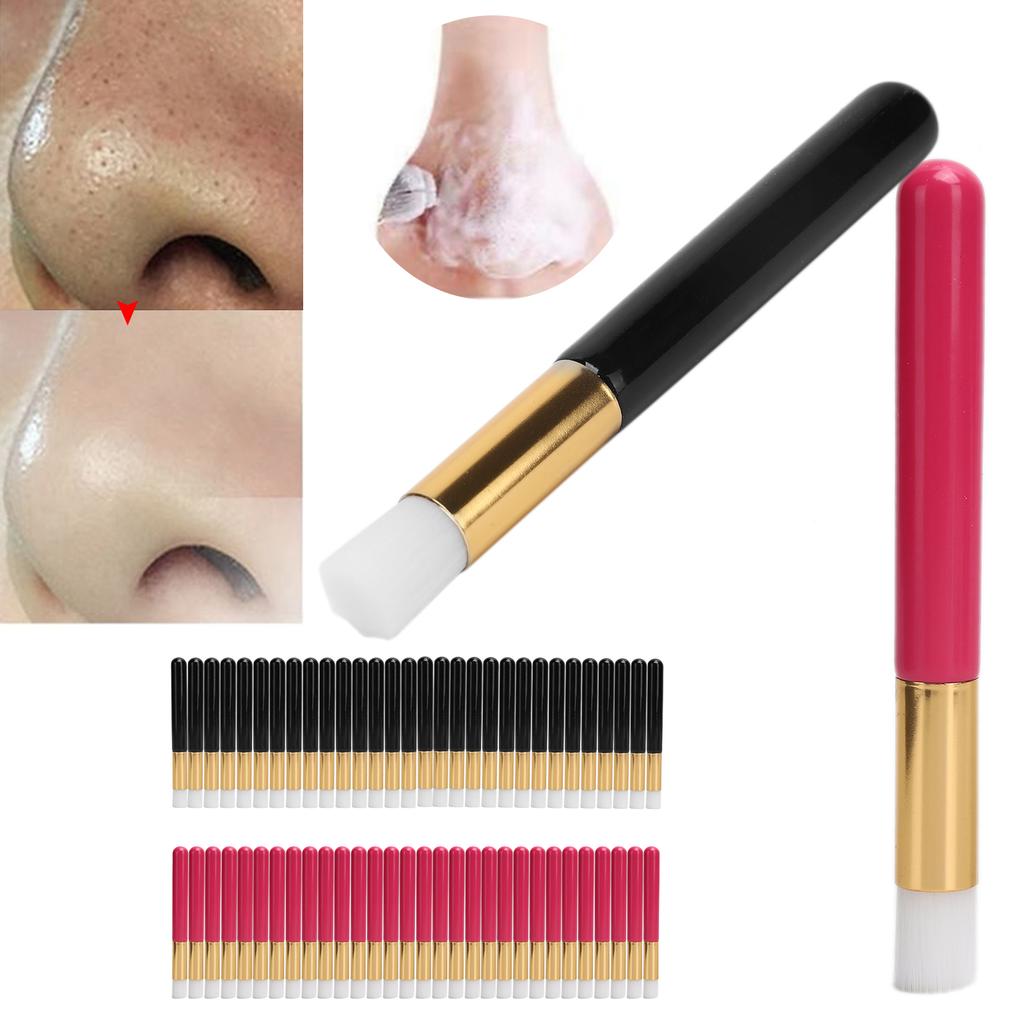 30 шт. Щетка для очистки пор носа, Щетки для шампуня для ресниц, Щетка для очистки черных точек на носу