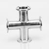 OEM 304 Нержавеющая сталь Tri-Clamp 4-ходовой крест 3/4"-4" для систем пищевой промышленности и производства напитков – Промышленный класс