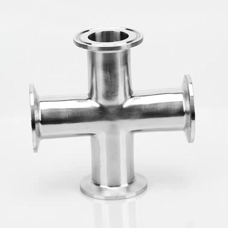 OEM 304 Нержавеющая сталь Tri-Clamp 4-ходовой крест 3/4"-4" для систем пищевой промышленности и производства напитков – Промышленный класс