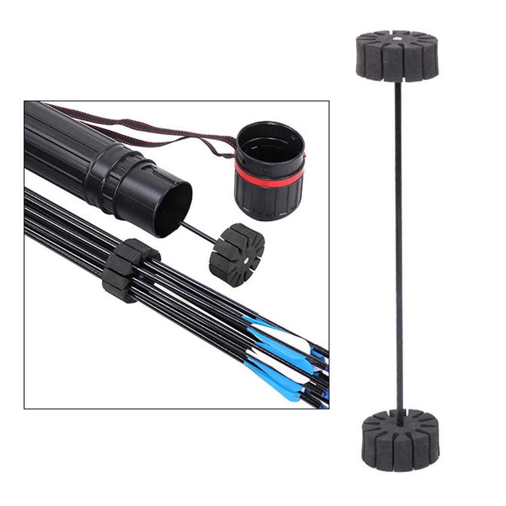 Black EVA Archery Arrow Holder Round Rack 12 Arrows Separator Quiver Protection Equipment Portable Tools