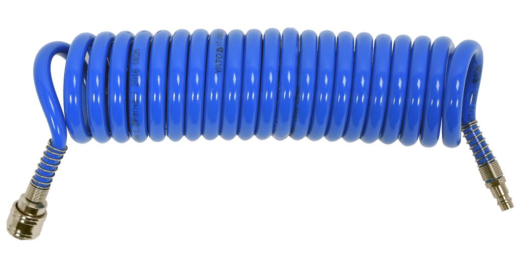 Yato Przewód Wąż Pneumatyczny Spiralny 8Mm X 12Mm X 5M Poliuretanowy
