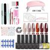 Limegirl Gel Polish Kit with UV Light Nail Art Tools Stickers Decals DIY Set Quick Dry Long Lasting Gift