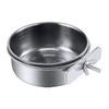 Bird Feeding Dish Cup Bowl with Clamp Holder, Parrot Food Bowls Birds Cage Water Bowl,